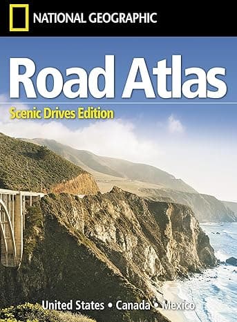 National Geographic Road Atlas 2025: Scenic Drives Edition [United States, Canada, Mexico] (National Geographic Recreation Atlas)