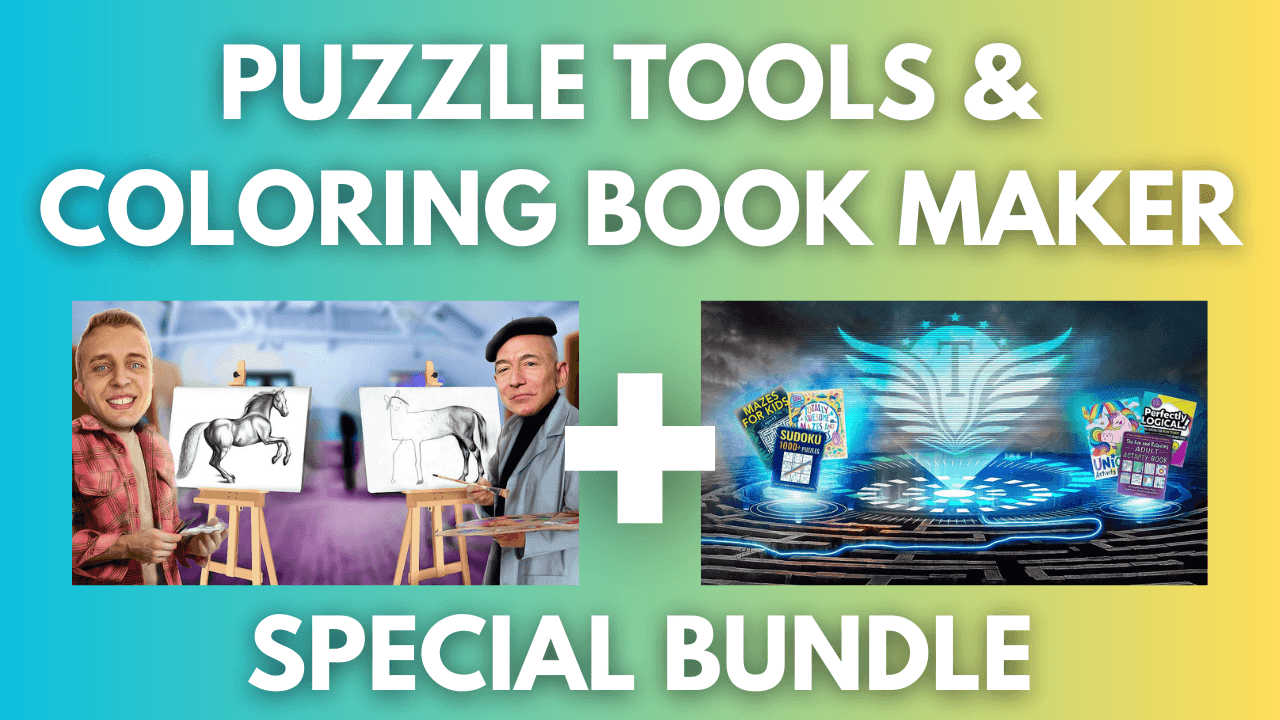 Coloring Book Maker And Puzzle Bundle