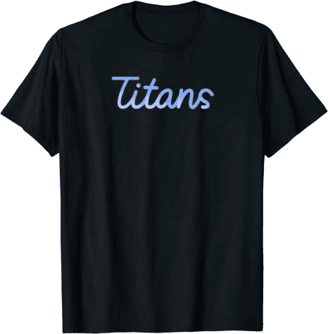 Titans - Cursive / Air Brushed T-Shirt