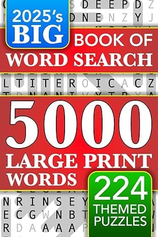 Big Book of Large Print Word Search Puzzles: 5000 Words - 224 Themed Puzzles - For Adults, Seniors, and Teens (Words of Wonder!)