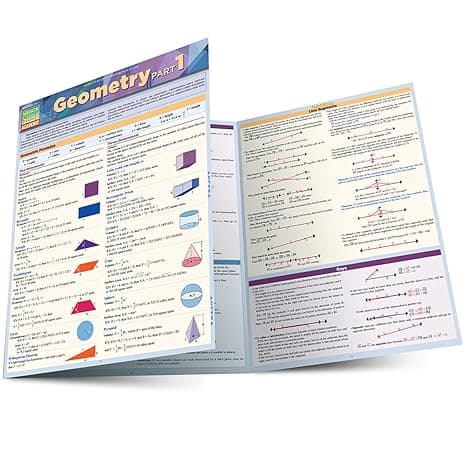 Geometry Part 1: a QuickStudy Laminated Reference Guide (Quick Study Academic)