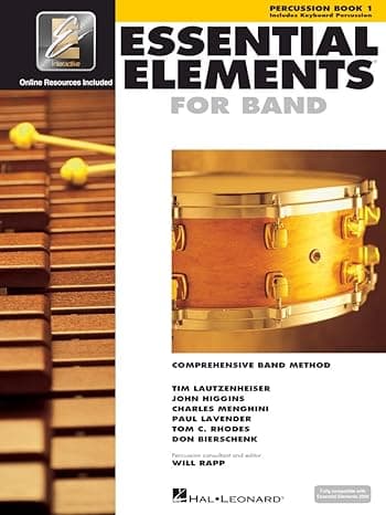 Essential Elements for Band - Percussion/Keyboard Percussion Book 1 with EEi (Book/Online Audio)