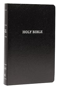 KJV Holy Bible: Gift and Award, Black Leather-Look, Red Letter, Comfort Print: King James Version