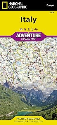 Italy Map (National Geographic Adventure Map, 3304)