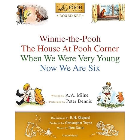Winnie-The-Pooh Boxed Set: Winnie-The-Pooh; The House at Pooh Corner; When We Were Very Young; Now We Are Six