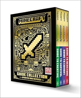 Minecraft: Guide Collection 4-Book Boxed Set (Updated): Survival (Updated), Creative (Updated), Redstone (Updated), Combat