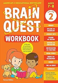 Brain Quest Workbook: 2nd Grade Revised Edition (Brain Quest Workbooks)