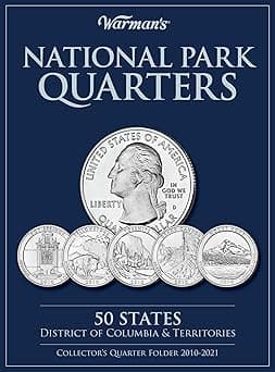 National Park Quarters: 50 States + District of Columbia & Territories: Collector's Quarters Folder 2010 -2021 (Warman's Collector Coin Folders)