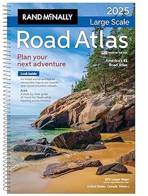 Rand McNally Large Scale Road Atlas 2025