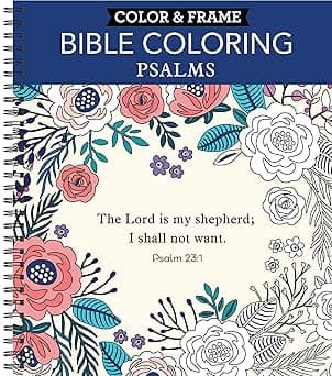 Color & Frame - Bible Coloring: Psalms (Adult Coloring Book)