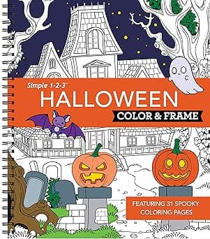 Color & Frame - Halloween (Coloring Book)