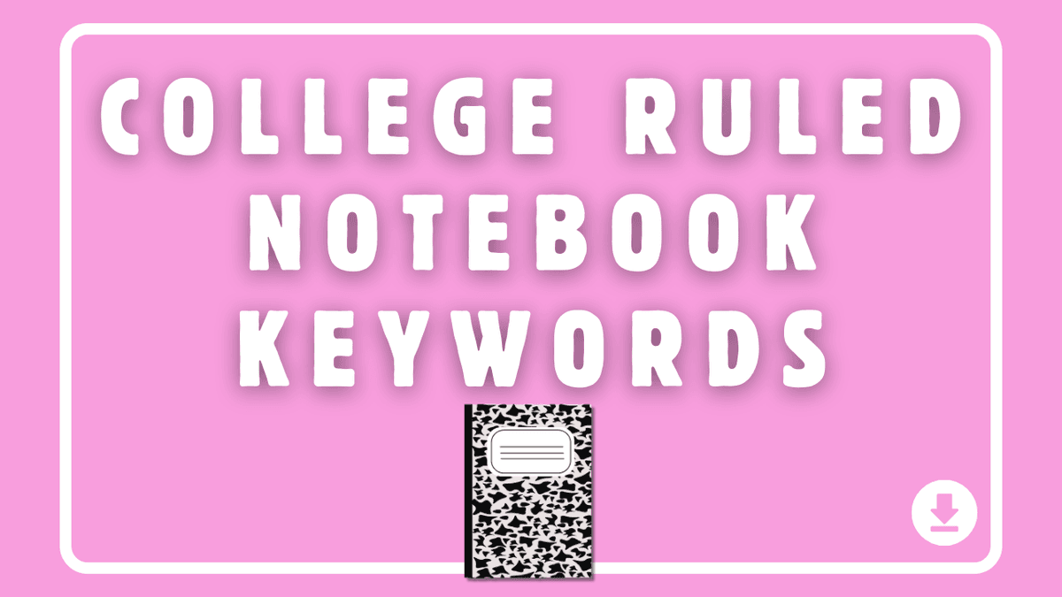 Engineering Notebook Keywords for Amazon KDP