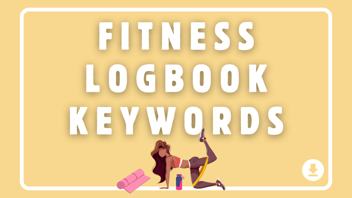 Fitness Logbook Keywords for Amazon KDP