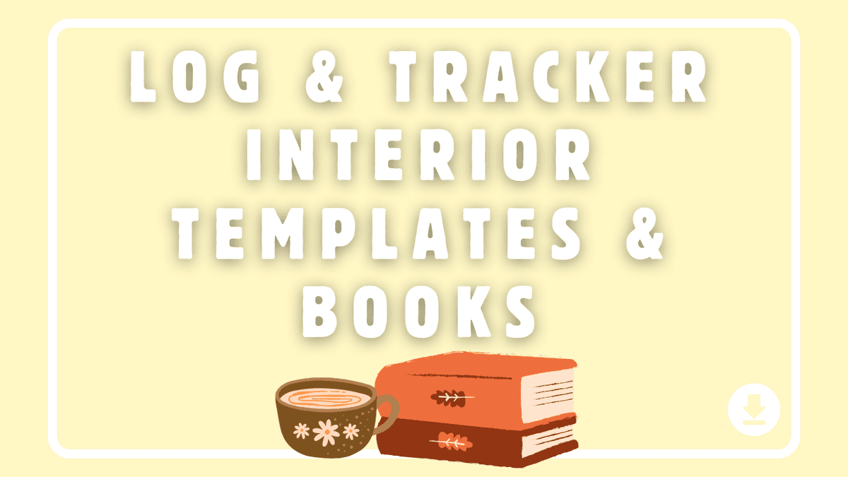 18 Logbook & Tracker Interior Templates & Books Bundle for KDP