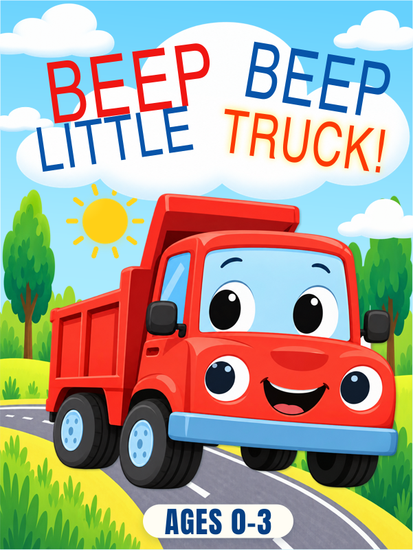 Beep Beep Little Truck! cover template preview