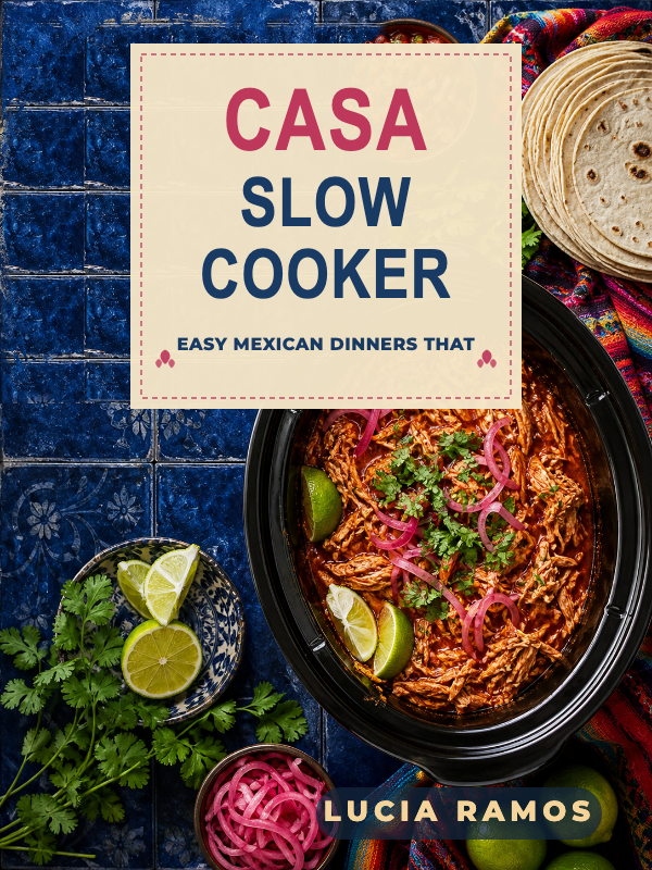 Casa Slow Cooker Wrap cover template preview