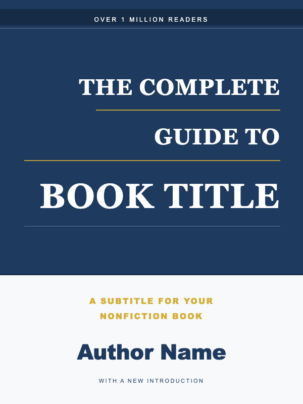 Cornerstone Authority Nonfiction cover template preview