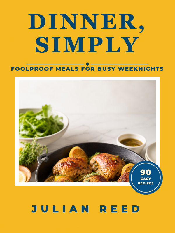 Dinner, Simply Wrap cover template preview