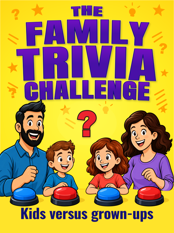 The Family Trivia Challenge cover template preview