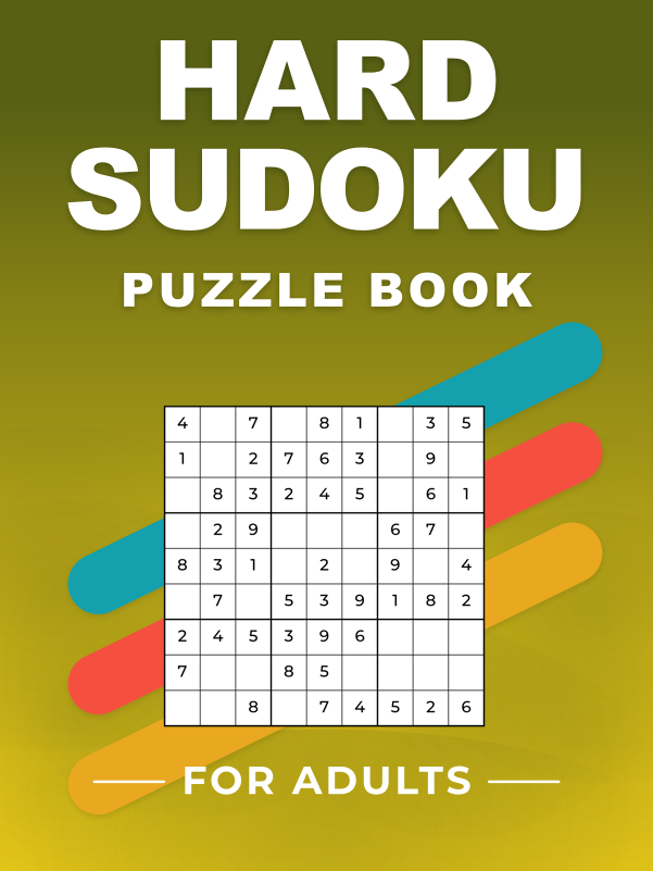 Hard Sudoku Wrap cover template preview