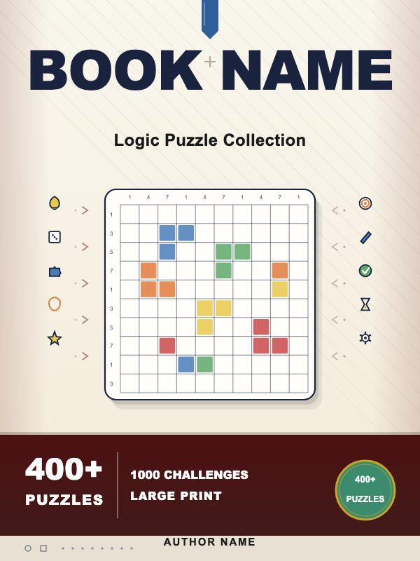 Ivory Edition Puzzle cover template preview