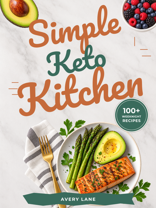 Simple Keto Kitchen Wrap cover template preview
