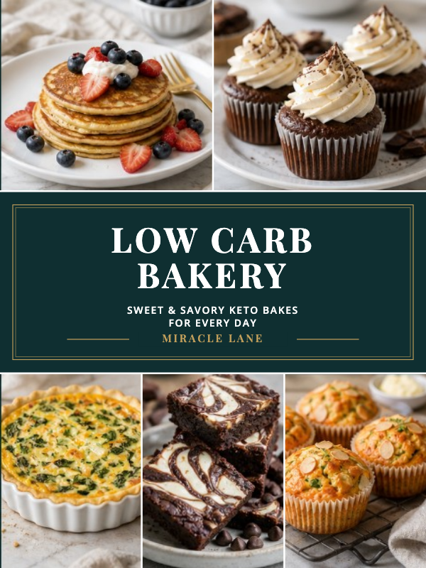 Low Carb Bakery Wrap cover template preview