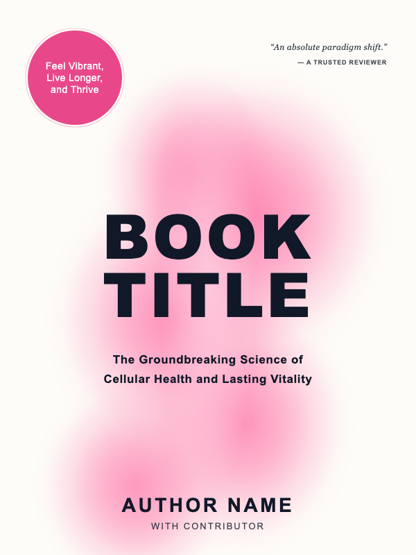 Luminous Wellness Nonfiction cover template preview