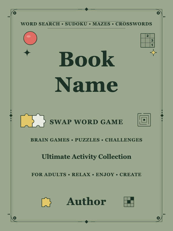 Minimalist Sage cover template preview