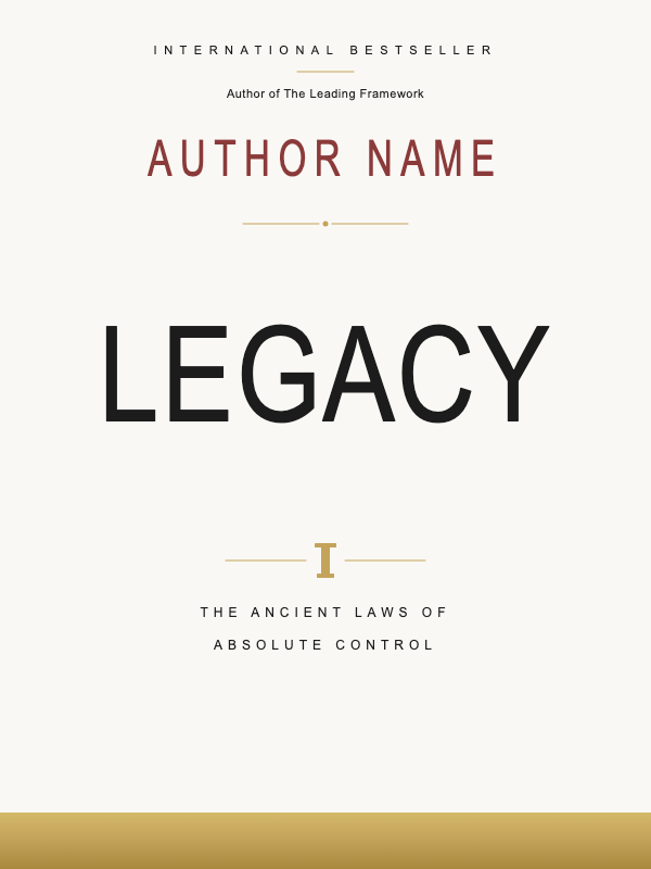 Monumental Authority Nonfiction cover template preview