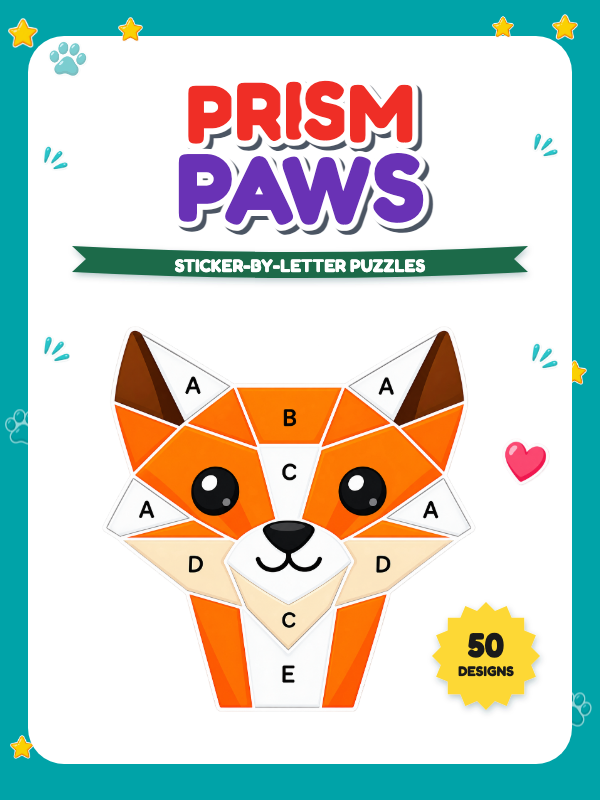 Prism Paws cover template preview
