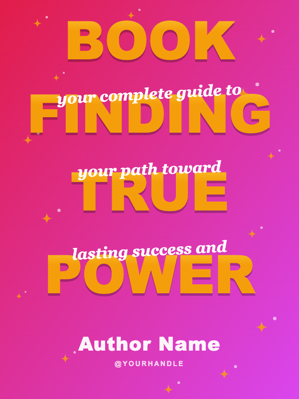 Radiant Empower Nonfiction cover template preview