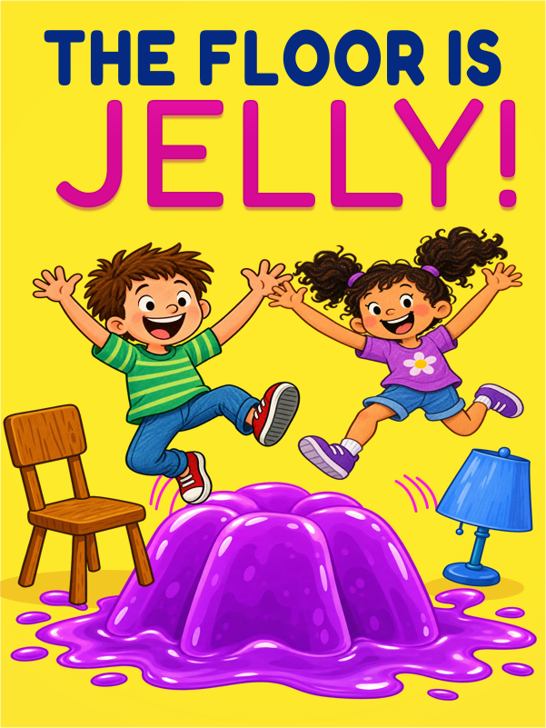 The Floor Is Jelly! cover template preview