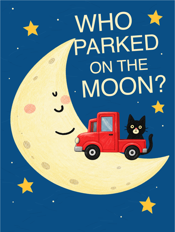 Who Parked on the Moon? cover template preview