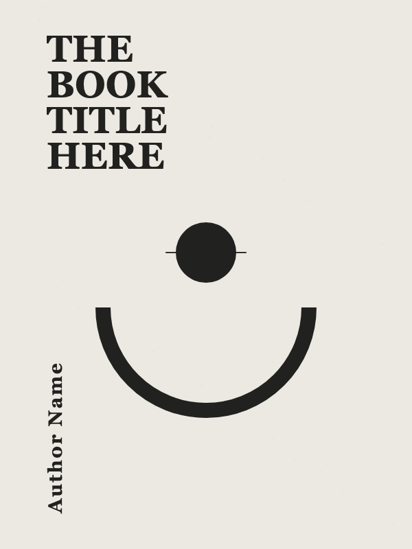 Woven Minimalism Nonfiction cover template preview